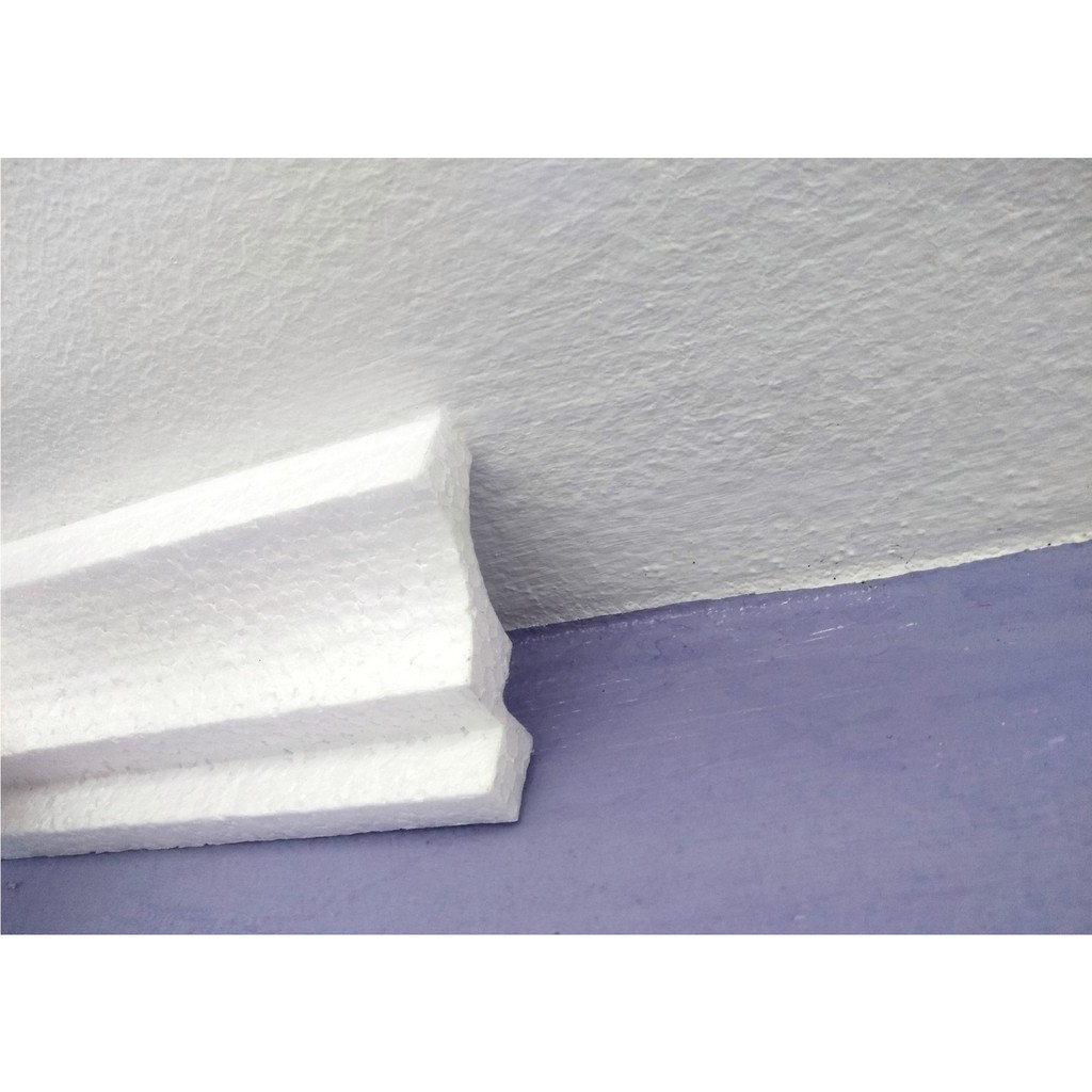 Caixa com 15 metros - Deu a louca na Prática Molduras - Moldura de teto de Isopor - Substitui o Gesso