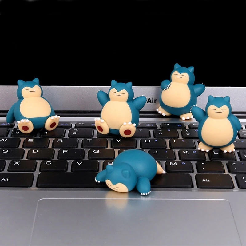 Pokemon Snorlax Miniatura Bonecos De A O Dos Desenhos Animados Toy