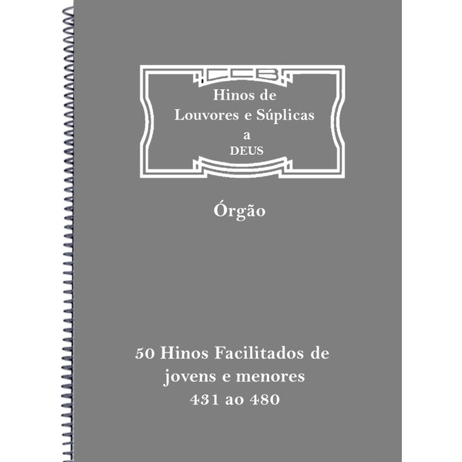 50 Hinos Facilitados De Jovens E Menores - Ccb - Órgão