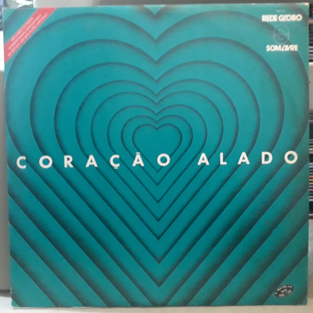 LP Disco De Vinil Coração Alado - Trilha Internacional Da Novela - LP EX Capa VG Ler Descrição