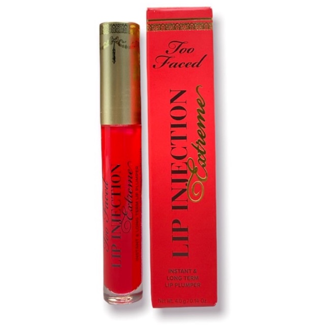 TOO FACED Lip Injection Extreme STRAWBERRY KISS G Shopee Brasil