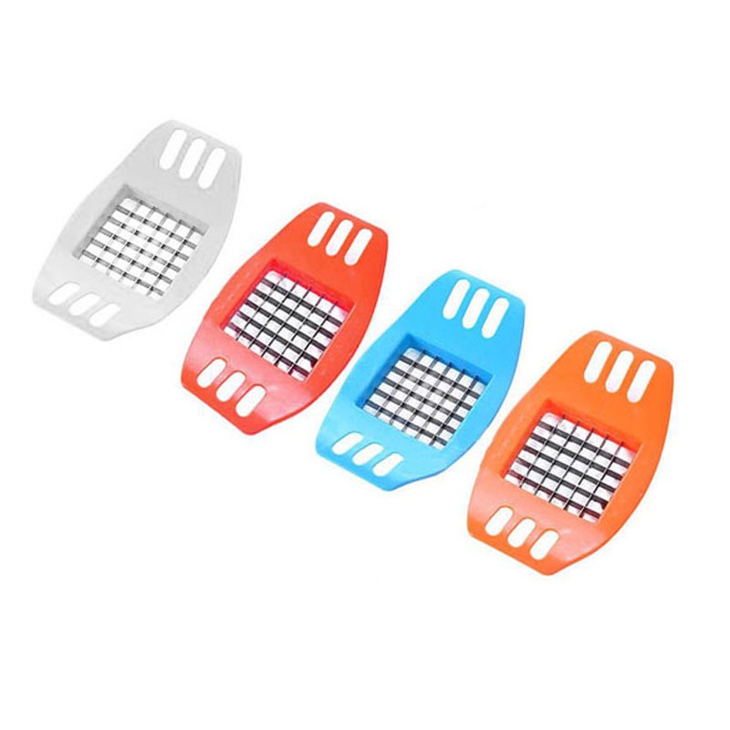 Cortador Fatiador De Batata Frita Palito E Legumes Prático (Branca), Batata Frita