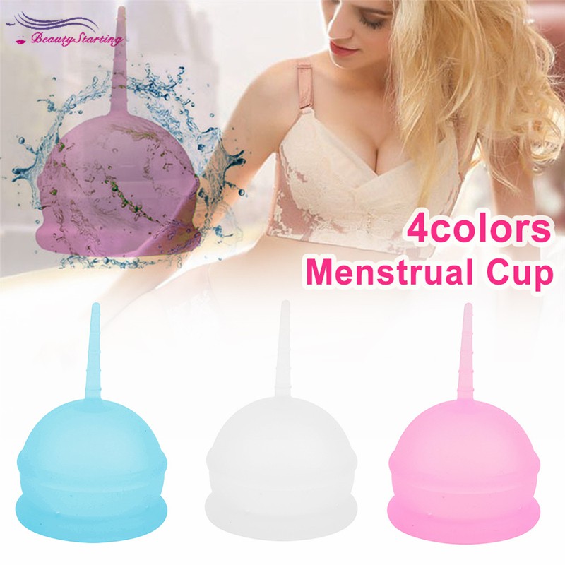 Coletor Menstrual de Silicone contra Vazamento Lateral / Copo Menstrual para Higiene Feminina