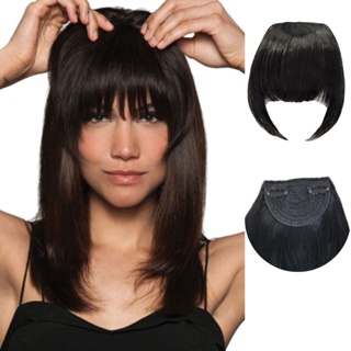 Franja de Tic Tac lisa Idêntica ao Cabelo Humano em Oferta na Shopee