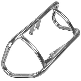Protetor de Motor Aço Francês Mata Cachorro Moto Pro Tork Honda Fan/ Titan/ Start 125/ 160 2014 á 2018 Cromado