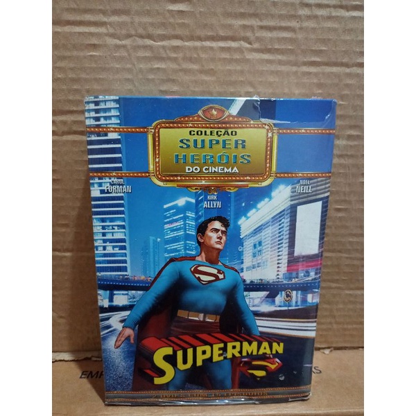 BOX DVD SUPERMAN- COLEÇÃO SUPER HERÓIS DO CINEMA (DUPLO-LACRADO)
