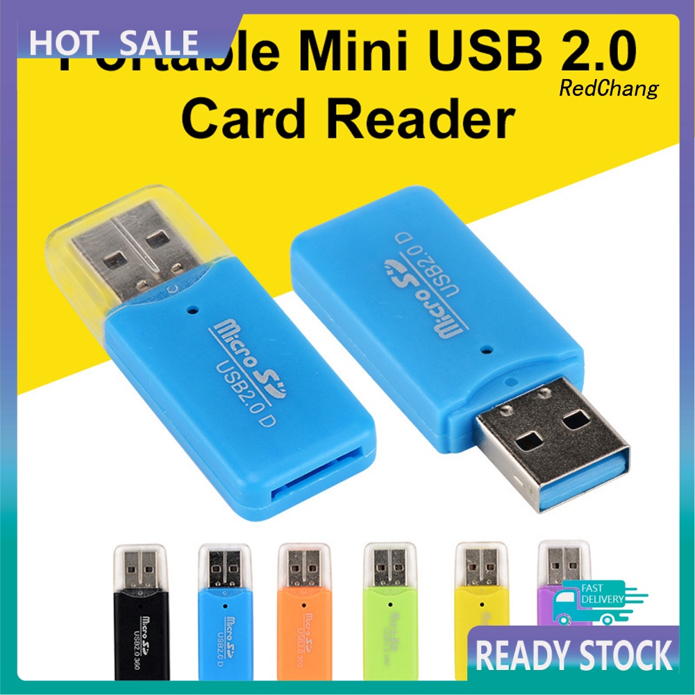 Mini Leitor De Cartao De Memoria Micro Sd Tf Usb 2 0 Portatil Para Pc Laptop Computador Rxdg Shopee Brasil