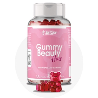 Gummy Hair Beauty Tratamento Capilar Crescimento Acelerado Top Biotina