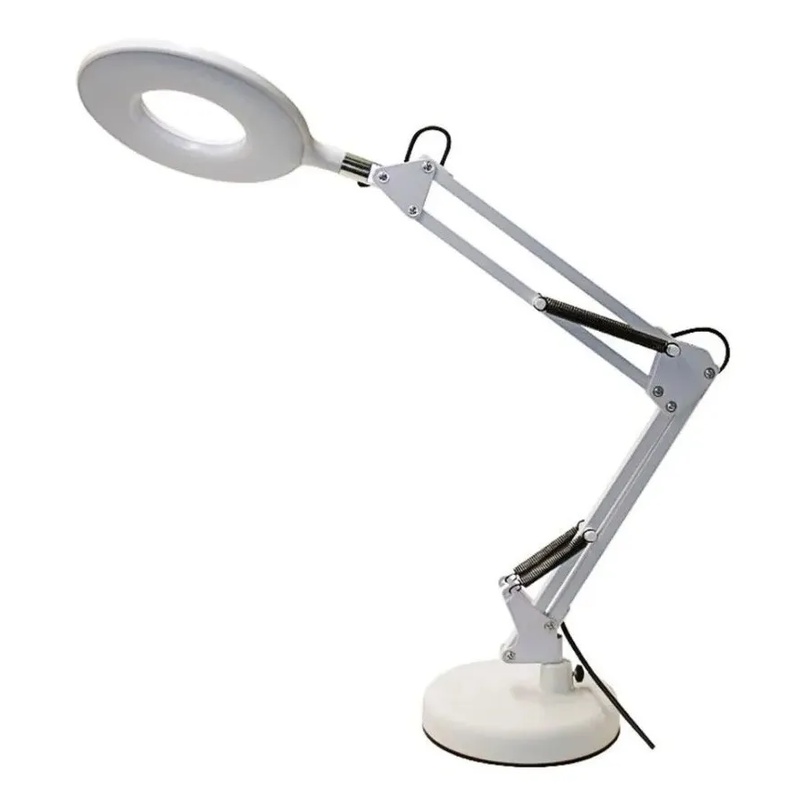 Luminaria De Mesa Articulada Led Ring Light Com base/para fazer unha/sobrancelha