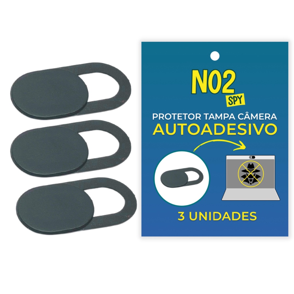 Protetor de Tampa Câmera Webcam Notebook Celular Anti Espionagem Envio Imediato Original NO2PROBLEMS