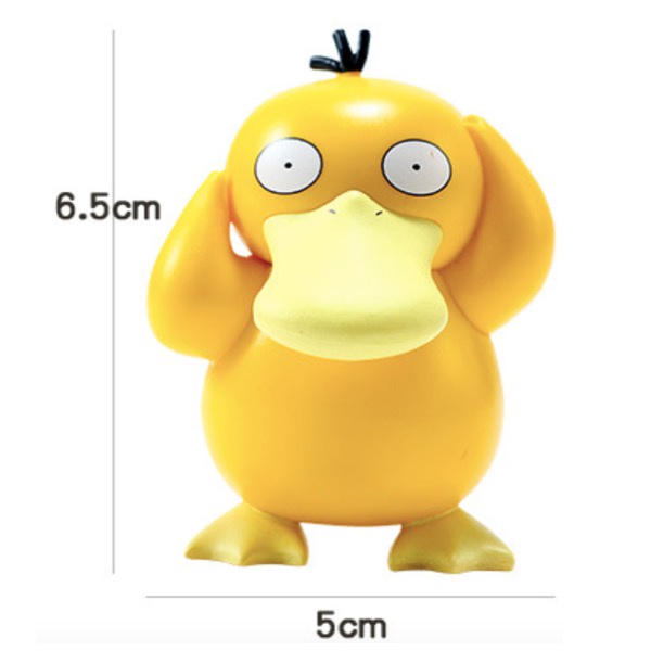 Pokémon Psyduck Boneco Action Figure Pvc Colecionável