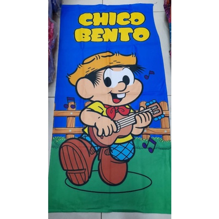 Toalha de banho infantil Chico bento menino