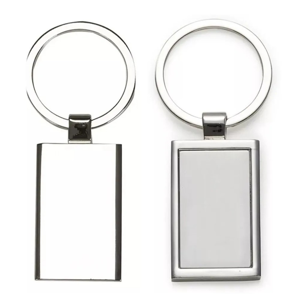Chaveiros Metal Retangular P/ Personalizar | Shopee Brasil