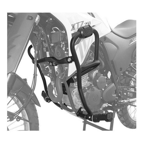 Protetor de Motor e Carenagem com Pedaleira Scam Yamaha Lander 250 2019 2020 2021 2022 2023 2024
