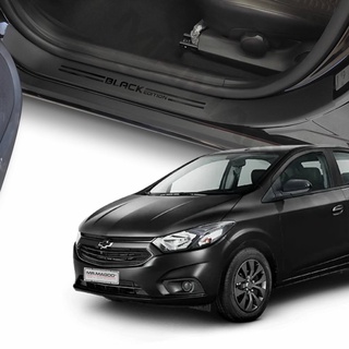 Soleiras Super Protetoras Onix Joy Plus Hatch Black Edition 2020 2021 2022 Acessórios para Carro