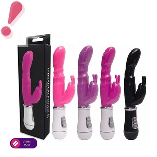 Vibrador rabbit com estimulador ponto G 8 Vibrações Diferentes - Envio Discreto