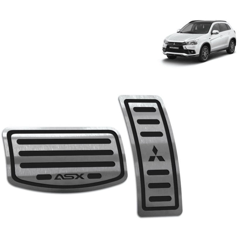 Pedaleira Mitsubishi Asx 17/.. Automático Aço Inox - Não fura o pedal em Oferta na Shopee