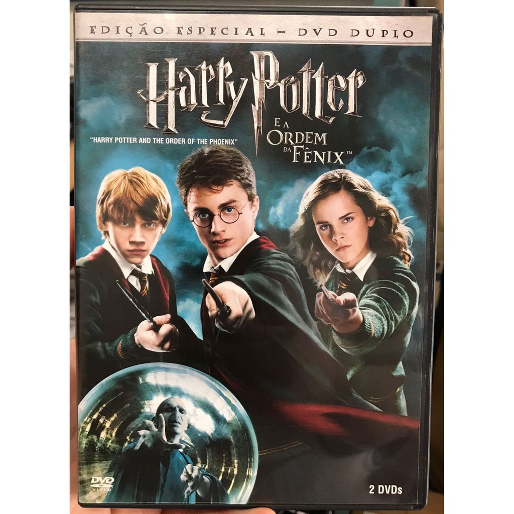 DVD Harry Potter E A Ordem Da Fênix 02 Discos Coleção Pessoal