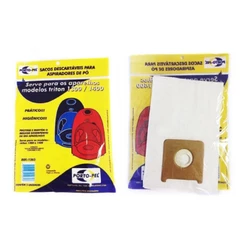 Saco Aspirador De Pó Descartável Arno Triton 1300 1400 C/ 03 Unidades