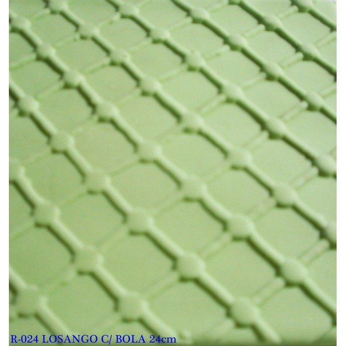 Rolo Marcador  Em Resina Losango Para Confeitaria E Biscuit