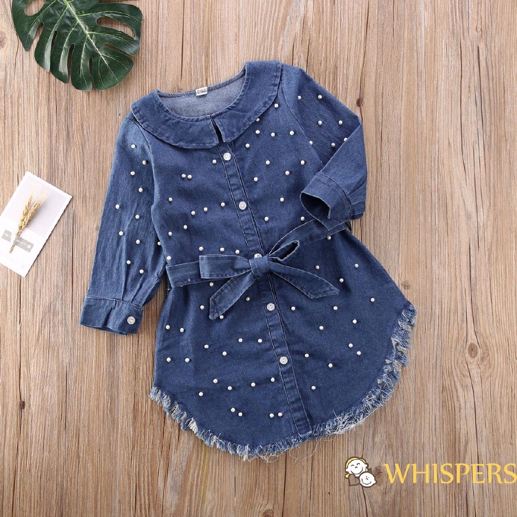 vestido jeans 1 ano