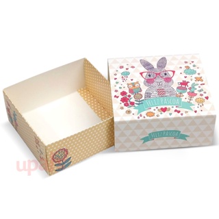 Embalagem p/ até 4 brigadeiros, docinhos ou mini ovos - Páscoa Geek - Feita em papel cartão em Oferta na Shopee