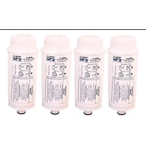 4 Filtro Refil Purificador Bebedouro Ibbl Avanti  Mio Wfs30 Oferta