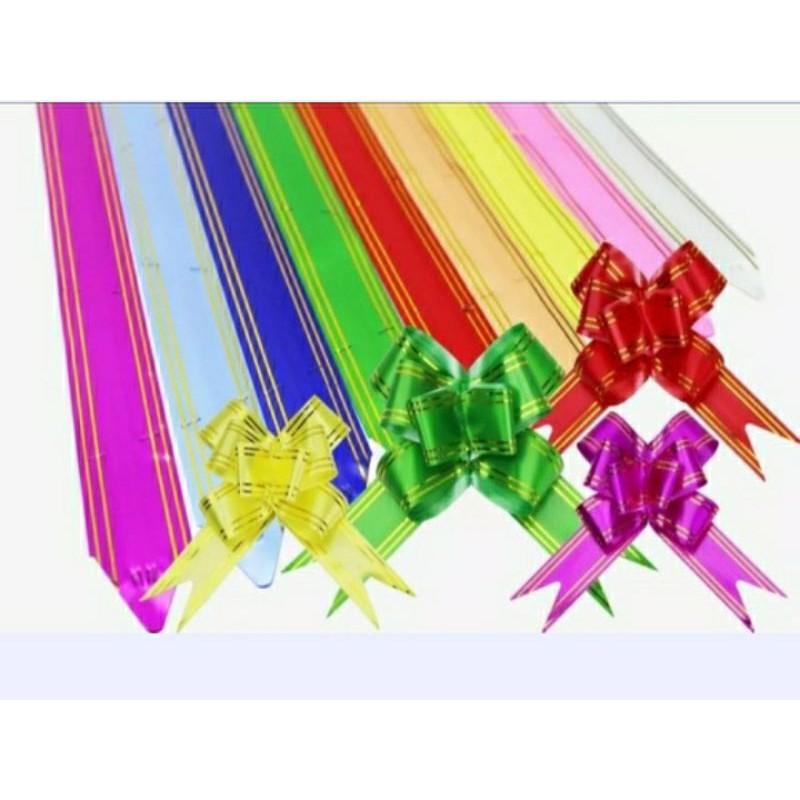 LAÇO PRONTO LAÇO FÁCIL PARA PRESENTE 12X25 COM 50 UNIDADES em Oferta na Shopee