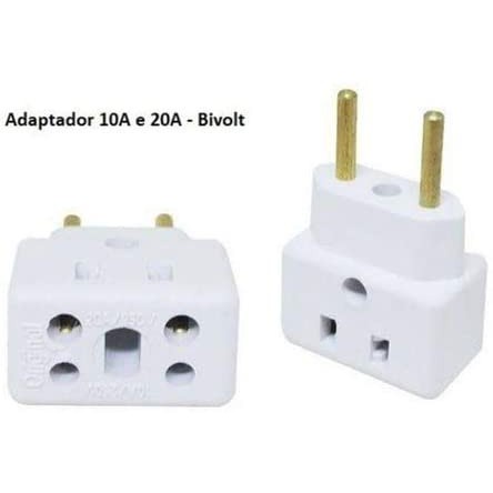 Plug Adaptador de Tomada Universal 5a 10a 15a 16a 20a 127v 250v Bivolt Tipo Bob Esponja Atende todos tipos de Tomada Uti