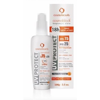 Cosmoblock Uv Protect Fps75 Com Dmae 18hs Cosmobeauty 100g