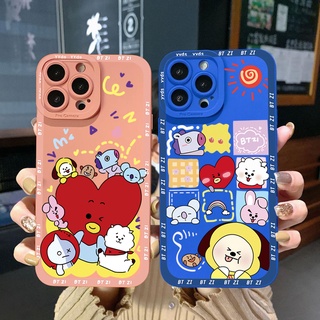 Para POCO X4 Pro M4 M3 5G X3 NFC GT F3 C55 Cute BTS BT21 Capa Protetora Len Completa