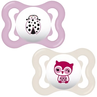 Chupeta Para Bebê Kit Com 2 Un e Estojo Para Esterilização 0 à 6 Meses Supreme Mam