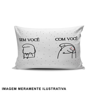 Almofada Pequena Flork com VC sem VC- almofada dia dos namorados - feliz dia dos namorados