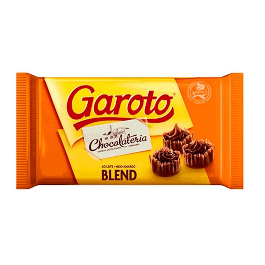 Chocolate Barra Garoto Blend 1kg Shopee Brasil