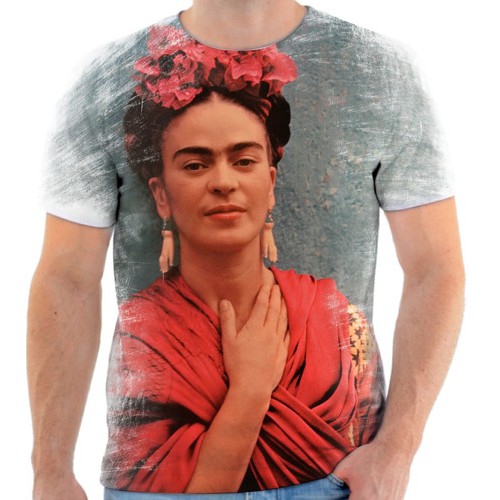 Camiseta Camisa Frida Kahlo Pintora  5