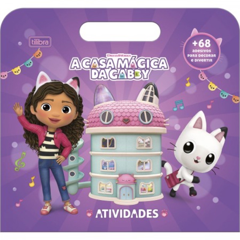 La Maison Magique De Gabby Jouet CARTILHA DE ATIVIDADES MALETA A CASA MÁGICA DA GABBY 8 FOLHAS | Shopee