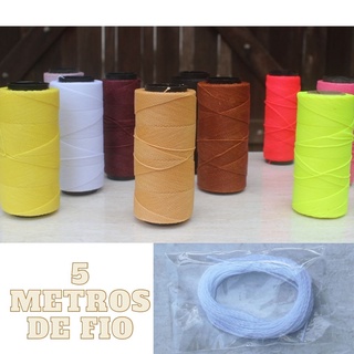 Fio Encerado - COM 10 METROS - ideal para Pulseira macramê e artesanato ( Linha, Corda)