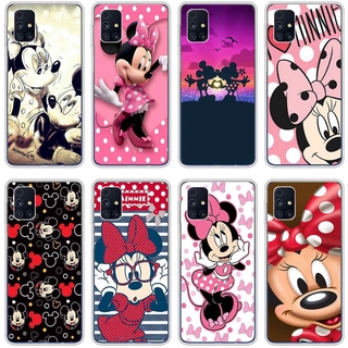 Samsung Galaxy A01 M01 M11 M21 m31 M31S Case TPU Soft Silicon Protecitve Shell Phone casing Cover Mickey Minnie Mouse