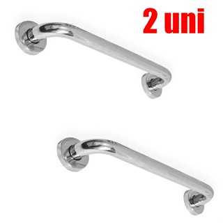 Alça de Apoio Banheiro Inox Barra 30cm Idoso Cadeirante Deficiente Acessibilidade Kit 2 unidades em Oferta na Shopee