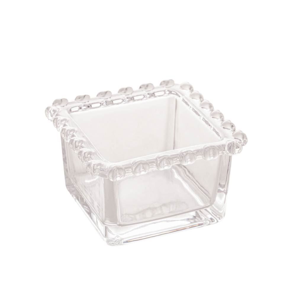 Kit 3 Bowls Quadrados de Cristal Transparente 8,5x5cm Lyor em Oferta na Shopee