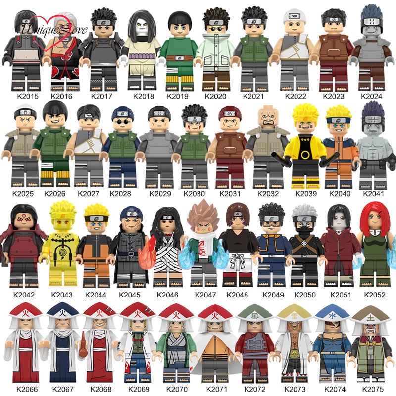 Blocos De Montar Naruto Brinquedos Blocos De Construção Naruto Building ...