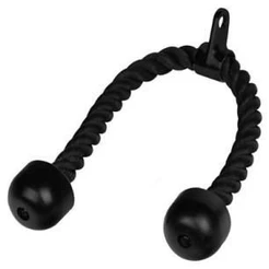 Puxador Corda Trançada Dupla Musculação Crossfit Pulley Remada Alta Resistência Academia Fitness