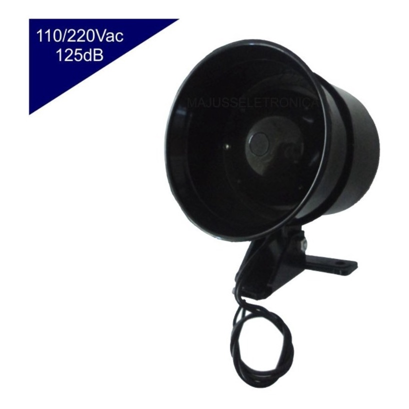 Sirene Para Alarme Bivolt 110v 220v Potente Forte 125db 1tom