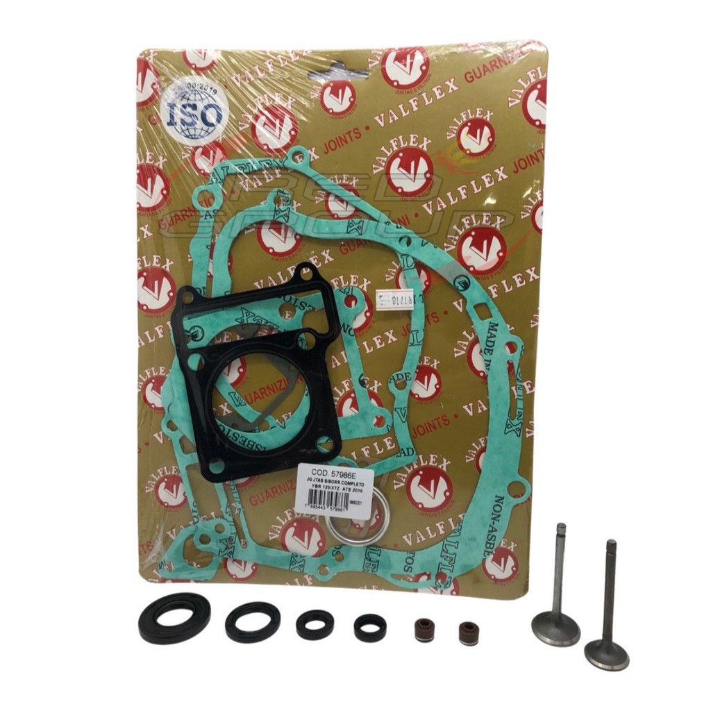 Kit Retentores Motor + Kit Válvulas + Jogo Junta + Válvulas Adm/Escape Xtz 125