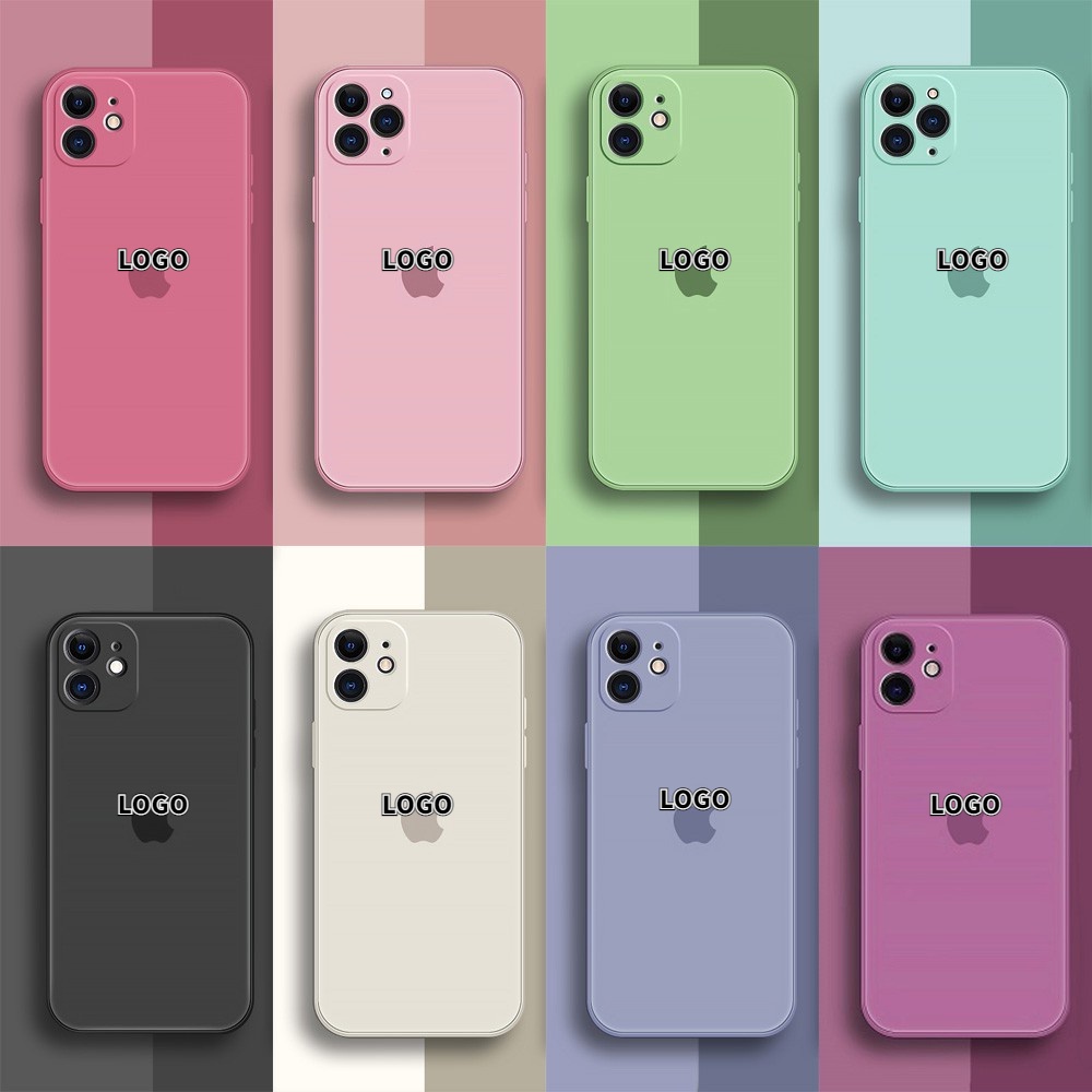 Capa De Silicone Quadrada Flexia Ângulo Direito Para Iphone 11/11 Pro Max/X/XS/XR