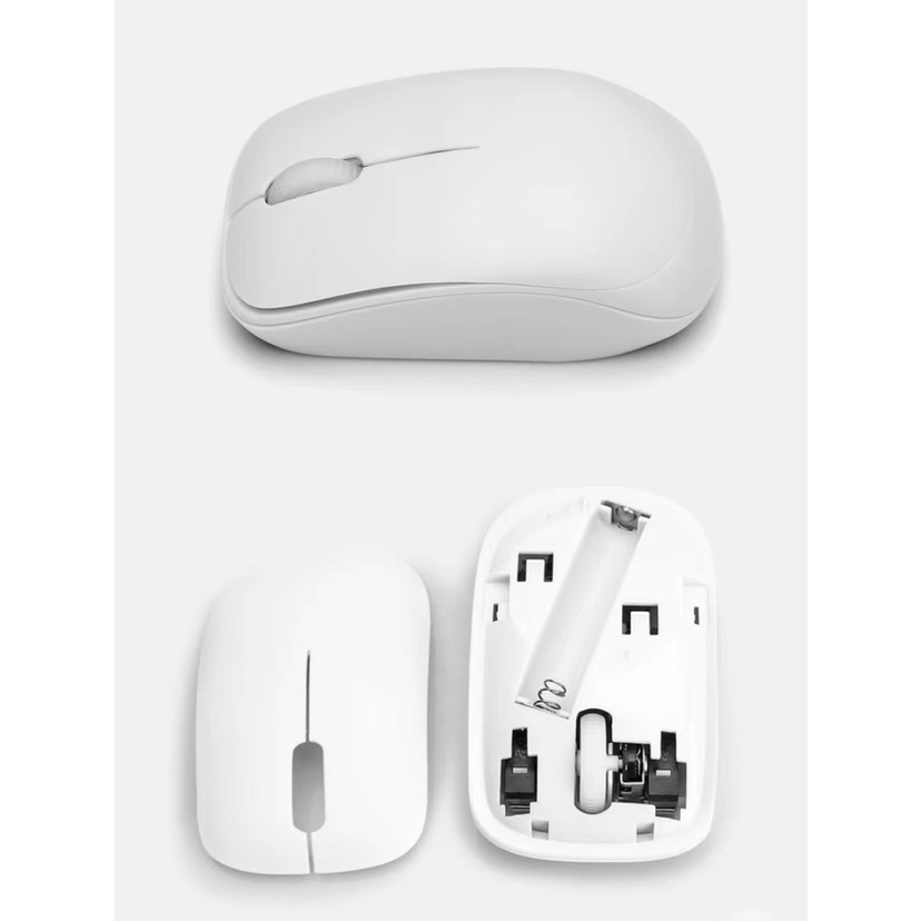 Kit Mini Teclado E Mouse Sem Fio Wireless Notebook Ultrafino