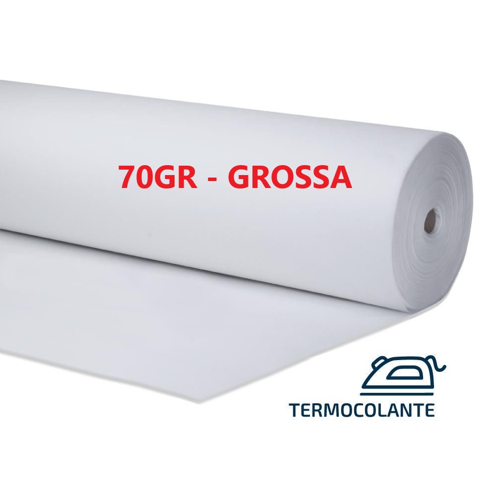Entretela Não Tecido Termocolante 70 gr Grossa 1 Metro em Oferta na Shopee