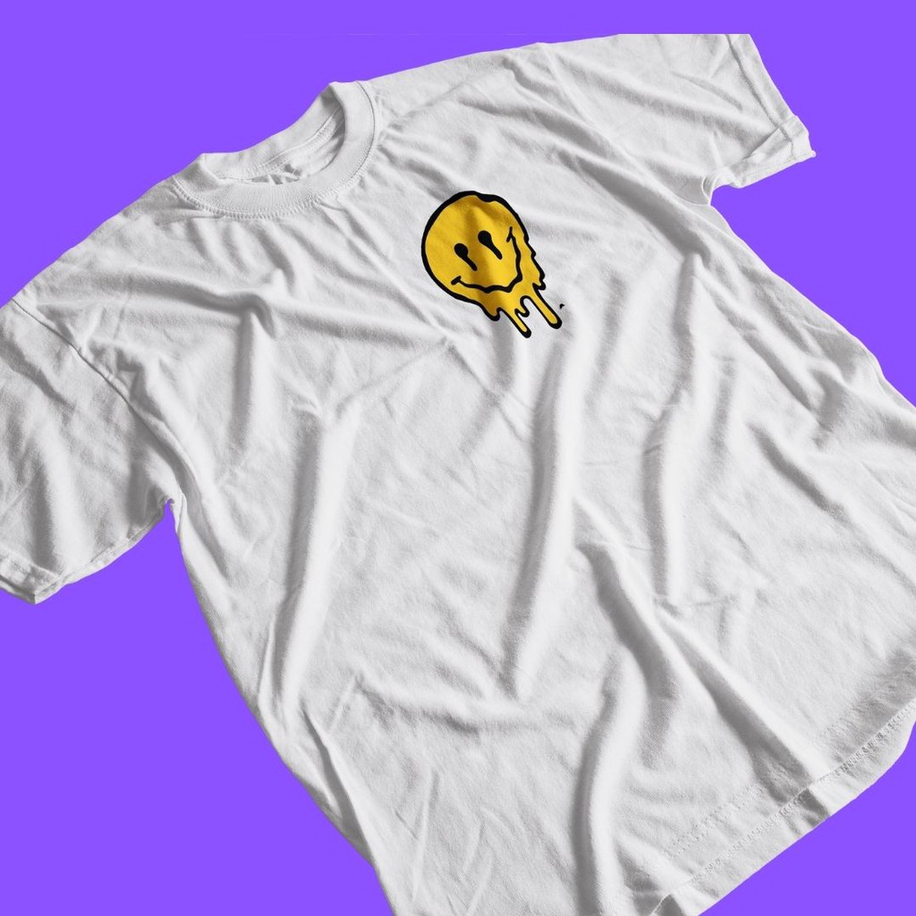 Camisetas Unissex Creepy Emoji Smile Camisa Tumblr Aesthetic Shein Emo E Girl E Boy Shopee Brasil