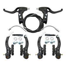 Kit Freio V Brake GTS Completo Manete Cabos Capa Conduite