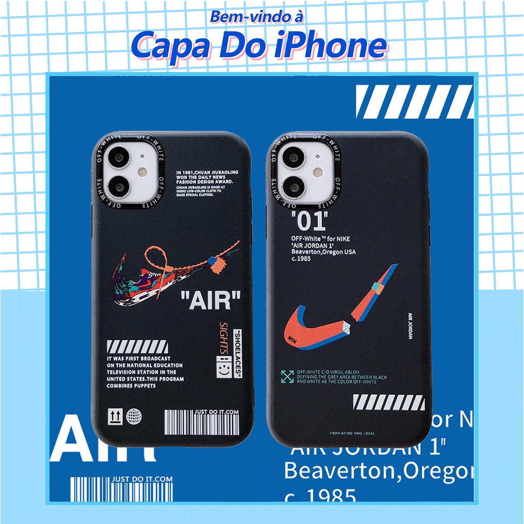 Capa Nike Capinha Silicone IPhone 6s 7 8 Plus X Xr XS Max 11 11 PRO 11 PRO MAX 12 pro max 12 mini